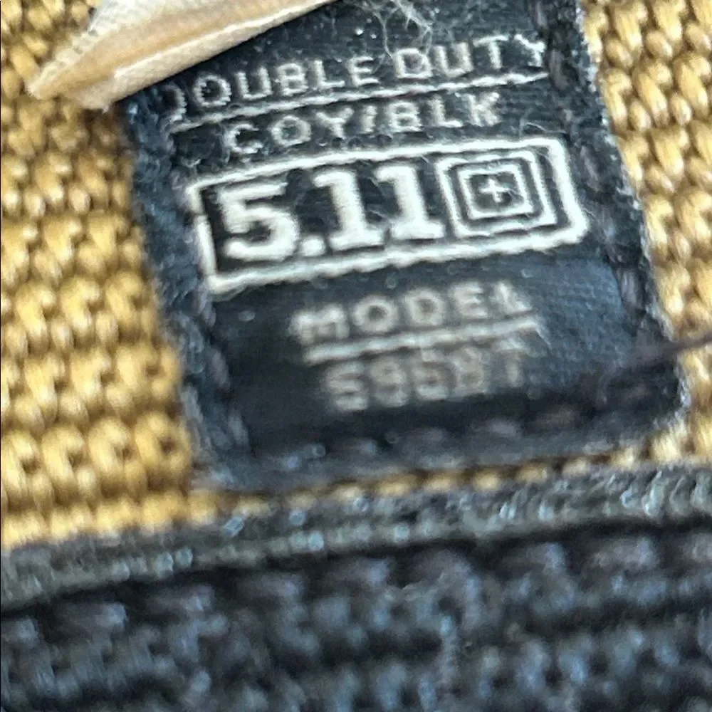 5.11 Tactical Men's Belt in Black and Brown model 59687 up to 40 inch waist